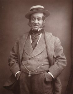 デビッド・ジェームズ氏（モノクロ写真） 作： (after) English photographer