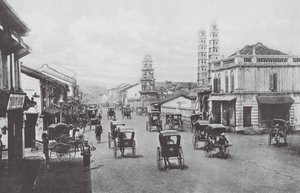 シンガポールノース・ブリッジ・ロード（モノクロ写真） 作： (after) English photographer