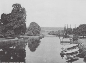 スターポート橋からのセヴァーン川（モノクロ写真） 作： (after) English photographer
