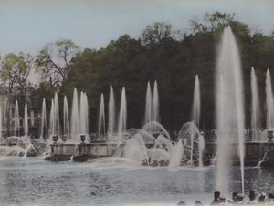 Bassin de Neptune, Basin of Neptune (カラー写真) 作： (after) French Photographer
