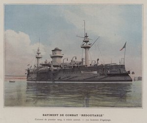 戦闘艦「Redoutable」（カラー写真 作： (after) French Photographer
