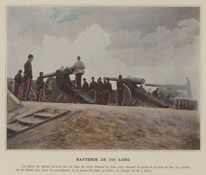 Batterie de 155 Long (カラー写真) 作： (after) French Photographer