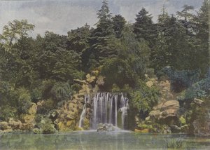 Bois de Boulogne, La Cascade (カラー写真) 作： (after) French Photographer