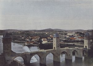 Cahors, Pont Valentre（カラー写真 作： (after) French Photographer