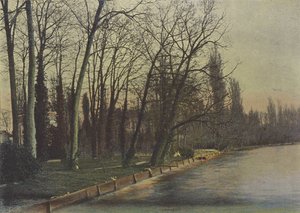 Enghien, Le Lac (カラー写真) 作： (after) French Photographer