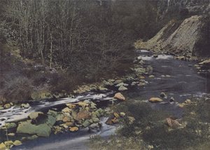 Laval de Cere付近のGorges de la Cere（カラー写真 作： (after) French Photographer