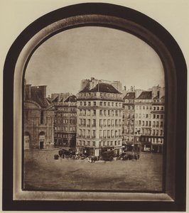 ホテル・ド・ナント、カルーセル広場（モノクロ写真 作： (after) French Photographer