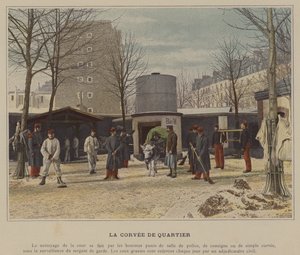 La Corvee de Quartier (カラー写真)