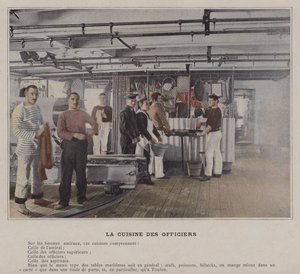 ラ・キュイジーヌ・デ・オフィシエ（カラー写真 作： (after) French Photographer