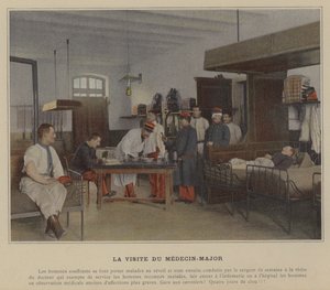 La Visite du Medecin-Major (カラー写真)
