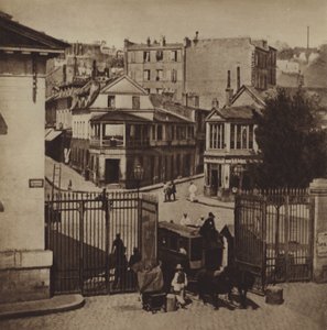 La barriere Blanche (モノクロ写真) 作： (after) French Photographer