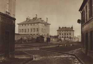 1866年のイタリアの壁とルドゥーのパビリオン（モノクロ写真 作： (after) French Photographer