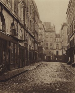 1866年、Erfurth Streetから撮影されたChildebert Street（モノクロ写真 作： (after) French Photographer