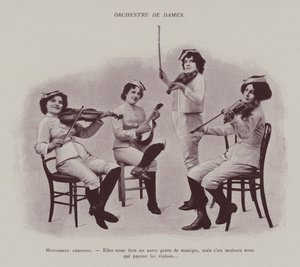 レディース・オーケストラ（モノクロ写真 作： (after) French Photographer