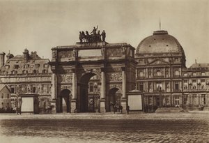 チュイルリー宮殿（モノクロ写真 作： (after) French Photographer