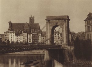 右岸側のルイ・フィリップ橋（モノクロ写真 作： (after) French Photographer