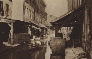Bievre川沿いのタンナー（モノクロ写真 作： (after) French Photographer