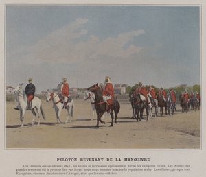 Peloton Revenant de la Manoeuvre（カラー写真