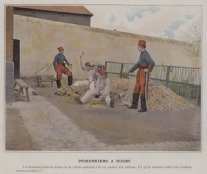 Prisonniers a Biribi (カラー写真)