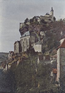 Roc-Amadour, Vue generale (coloured photo) 作： (after) French Photographer