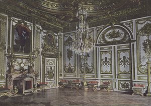 Salle du Troneとして知られるSalon Louis XIII（カラー写真 作： (after) French Photographer