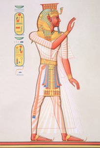 7746.c.1. & f.8 ラムセス 3 世の肖像 (c.1184-1153 BC)、「エジプト美術史」、パリ 作： (after) French School