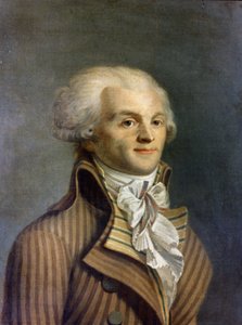 ロベスピエール (1758-1794)、フランスの政治家によるマキシミリアン マリー イシドールの肖像画。