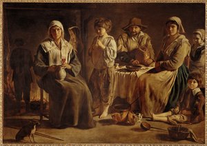 Famille de paysans d