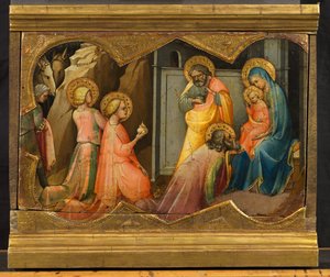 魔術師の崇拝 作： (c.1370 1425) Lorenzo Monaco