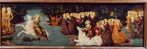 ヨーロッパの誘拐」。リベラル・ダ・ヴェローナ（1445 - 1529）の絵画 作： (c.1445 1527) Liberale da Verona
