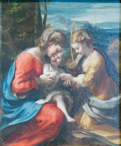 聖カタリナの神秘的な結婚 作： (c.1489 1534) Correggio