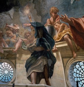 使徒」（『聖母被昇天』より細部 作： (c.1489 1534) Correggio