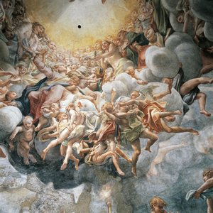 聖母被昇天、ドーム 作： (c.1489 1534) Correggio