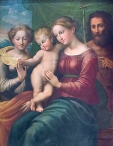 O místico casamento de Santa Catarina 作： Innocenzo da Imola