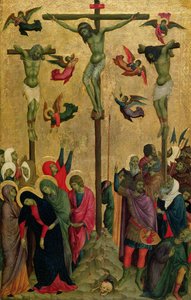 磔刑》1315-30年頃（テンペラ、パネル） 作： (school of) Duccio di Buoninsegna