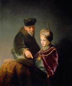 若い学者と彼の指導者、c。 1629-30（キャンバスに油彩） 作： studio of Rembrandt Harmensz. van Rijn