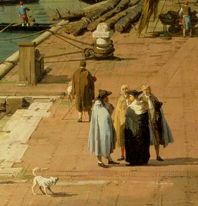 リーヴァデリスキアーヴォニ、西向き（134746の詳細） 作： Giovanni Antonio Canal