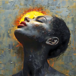 月と女 絵画, キャンバス と 壁 アート 販売, 壁 リビングルームの装飾