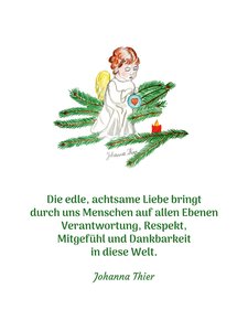 光をもたらす天使 作： Johanna Thier
