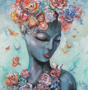 フラワーパワー 作： Sandra Lessinger