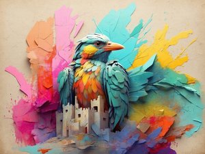 鳥の城 作： Mario Witt