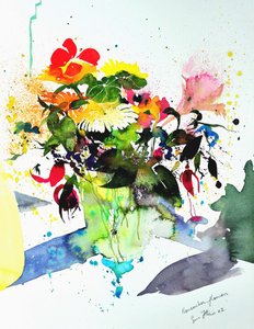11月の花 56 x 36 2002