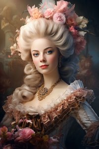 美しい王妃マリー・アントワネットの写真, 壁飾り｜オンデマンド印刷