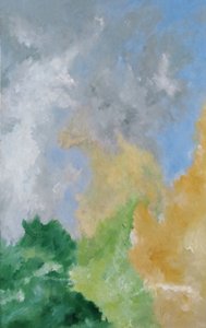 生け垣と雲の研究