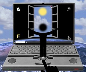アルベルティの窓（II）（シリーズ：窓より）