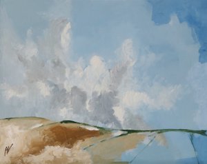 地面に縛り付けられた雲 作： M. Vet