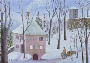 冬のメンヒスベルク・ガッセ13 作： 