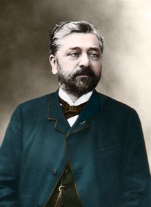 グスタフエッフェル（1823-1923）の肖像フランス人エンジニア。
