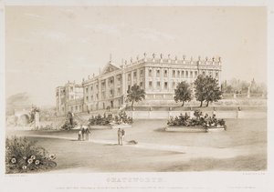 チャッツワース ハウス、ダービーシャー、1839 年 作： 4th Earl of Morton James Douglas