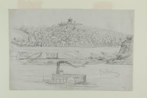鉛筆画 Glen Eden by A.B.Greene 作： A.B. Greene
